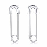 Vnox Trendy Minimalist Safety Pin Earrings for Women