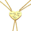 Vnox Free Personalized Engraving Name Best Friends Necklaces