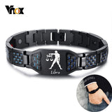 Vnox Libra Aires Twelve Horoscope Bracelets