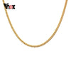 Vnox 24" / 28" Curb Link Chain for Men Stainless Steel Necklaces