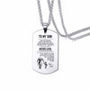 Vnox Stainless Steel ID Tag Necklaces