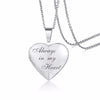 Vnox Personalized Heart Locket Pendant