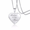 Vnox Personalized Heart Locket Pendant