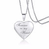 Vnox Personalized Heart Locket Pendant for Women