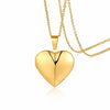 Vnox Personalized Heart Locket Pendant for Women