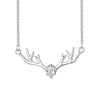 Vnoxs Cute Rudolph Reindeer Shaped Necklaces for Women
