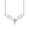 Vnoxs Cute Rudolph Reindeer Shaped Necklaces for Women