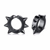 Vnox Punk Rivet Small Hoop Earrings  for men