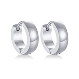 Vnox Men Unisex Stainless Steel Small Hoop Huggie Earrings  for men