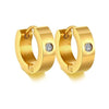 Vnox Small Hoop Earrings  for men